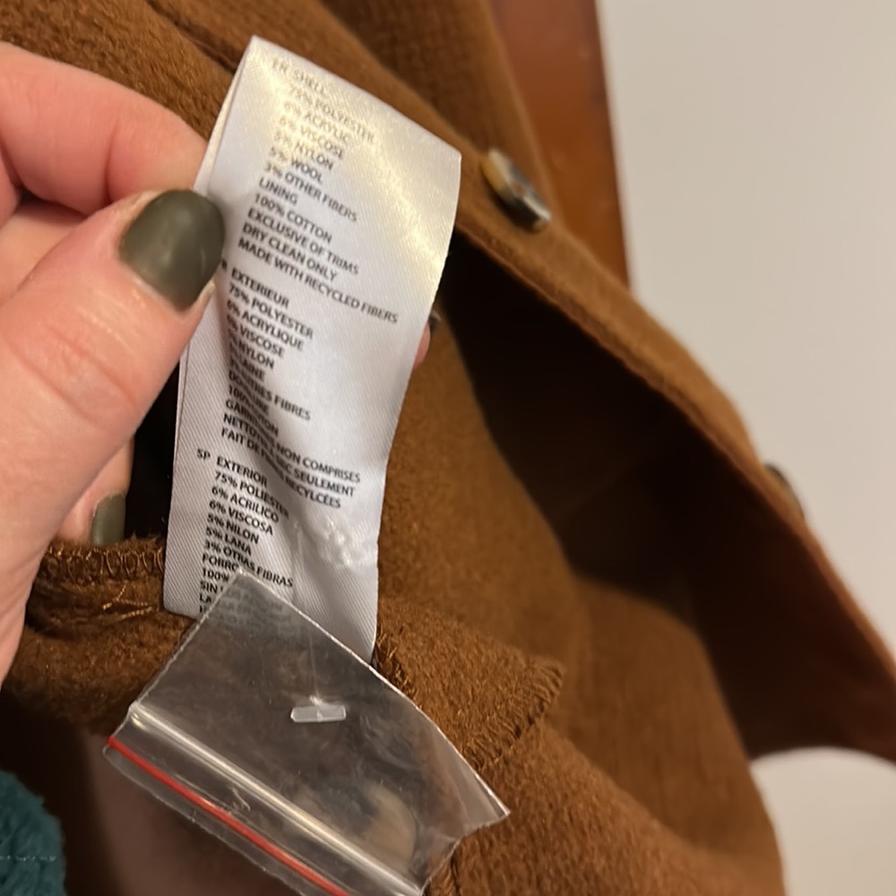 Camel long shacket - Picture 3 of 7